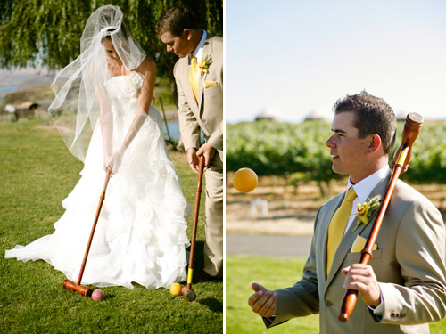 Cave B Winery Wedding in Washington; photos by Belathée Photography | junebugweddings.com