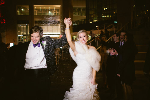 Chic Winter Wedding at The Mint Museum Charlotte, North Carolina - Photo by Caroline Ghetes
