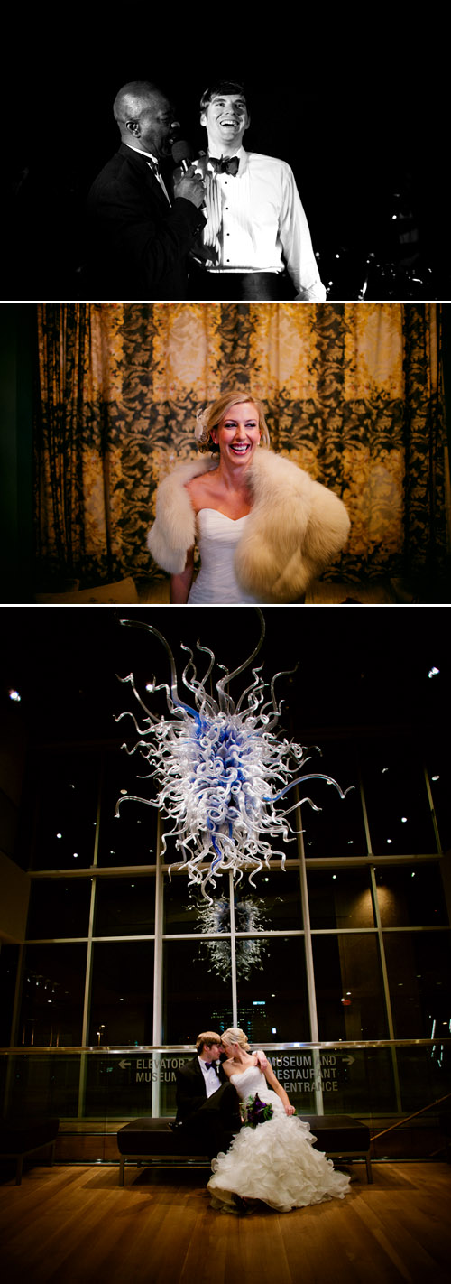 Chic Winter Wedding at The Mint Museum Charlotte, North Carolina - Photo by Caroline Ghetes