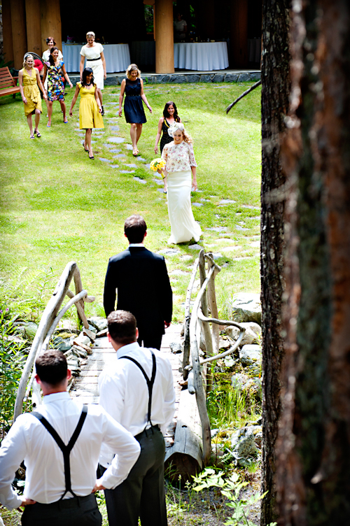 Rustic, outdoor wedding in Whistler, British Columbia - Photos by Anastasia Photography | junebugweddings.com