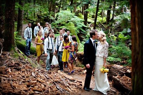 Rustic, outdoor wedding in Whistler, British Columbia - Photos by Anastasia Photography | junebugweddings.com