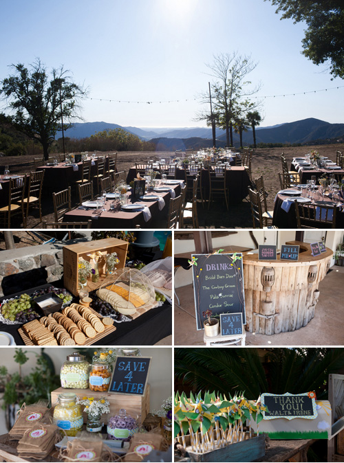 sunny DIY wedding at the Condor's Nest Ranch Pala CA - photos by top LA wedding photographers John and Joseph