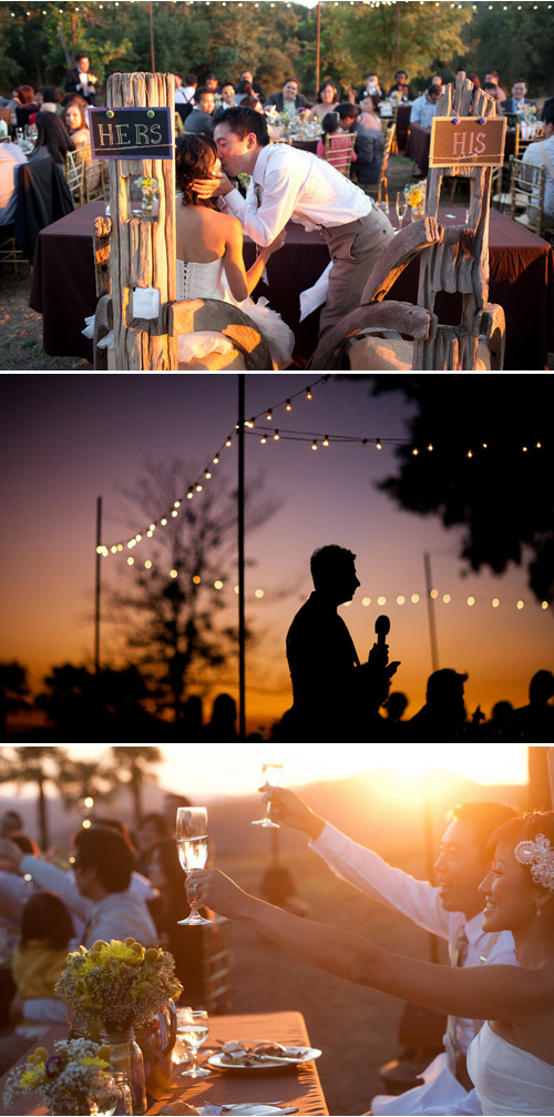 sunny DIY wedding at the Condor's Nest Ranch Pala CA - photos by top LA wedding photographers John and Joseph