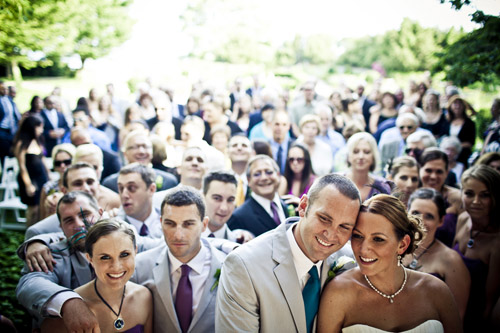 Teal and Purple Connecticut Wedding - photos by Top New England Wedding Photographer JAG Studios - Junebug Weddings