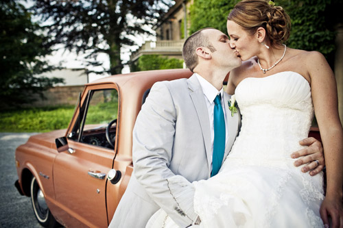 Teal and Purple Connecticut Wedding - photos by Top New England Wedding Photographer JAG Studios - Junebug Weddings