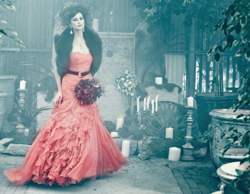 dark, mysterious, gothic wedding fashion, floral and decor inspiration, photo shoot by Joan Allen, Merryl Brown Events and Camilla Svensson Burns