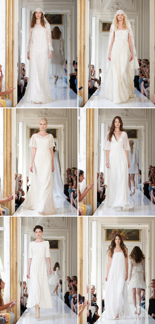 Wedding dresses from the Delphine Manivet 2013 bridal collection | junebugweddings.com