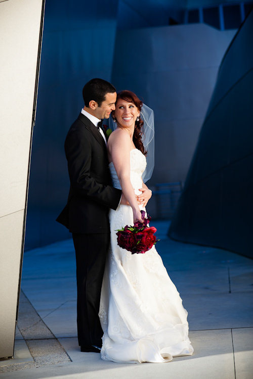 glamorous downtown LA wedding at Cicada, photographed by top wedding photographers Callaway Gable | junebugweddings.com