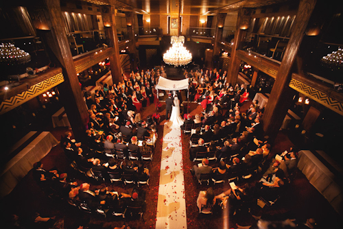 glamorous downtown LA wedding at Cicada, photographed by top wedding photographers Callaway Gable | junebugweddings.com