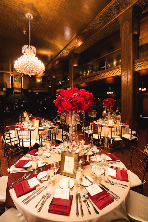 glamorous downtown LA wedding at Cicada, photographed by top wedding photographers Callaway Gable | junebugweddings.com