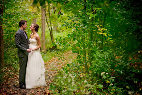 Wedding Portrait at Krippendorf Lodge, Ohio. Photo by Emily Porter Photography