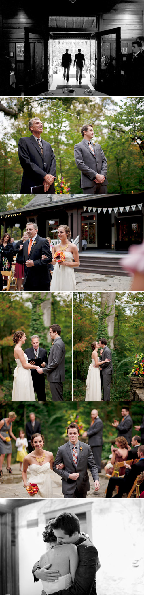 Eco-chic Wedding at Krippendorf Lodge, Ohio. Photo by Emily Porter Photography