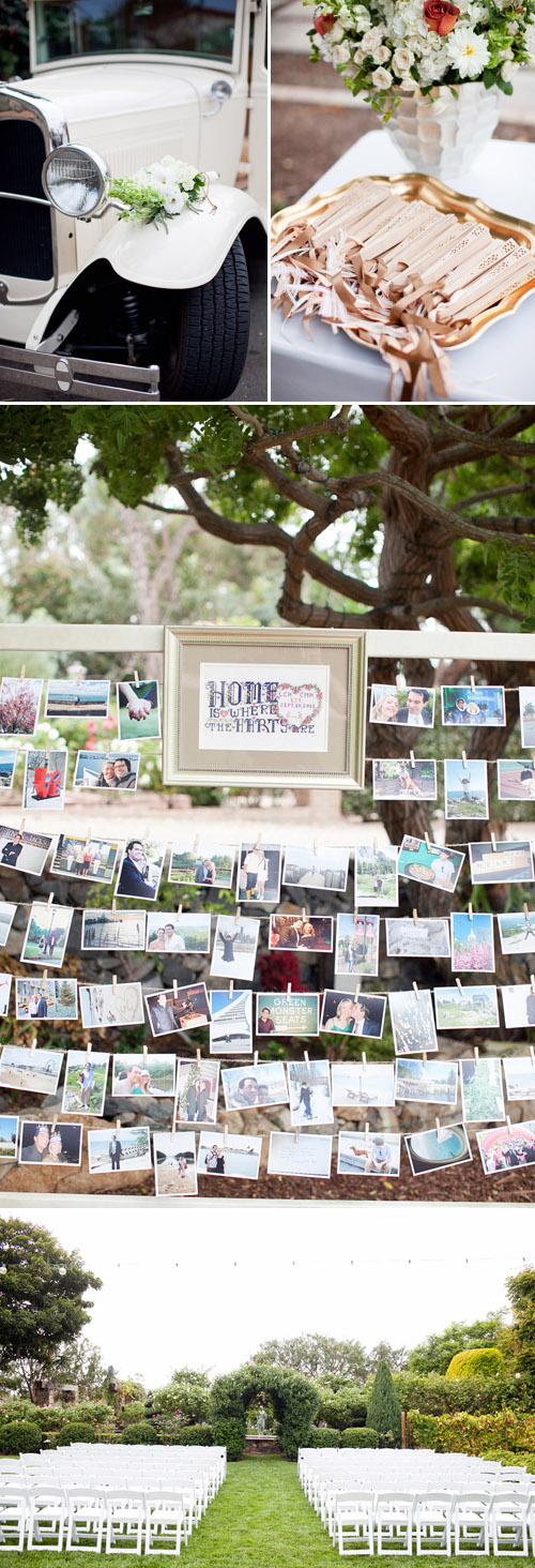 Romantic Sunset Wedding at Villa De Flores, photo by Bryan Miller Photography