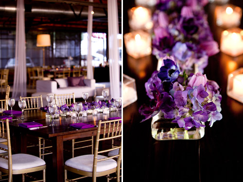 Elegant Purple and White Wedding in Atlanta, GA - photo by Renee Brock Photography | Junebug Weddings