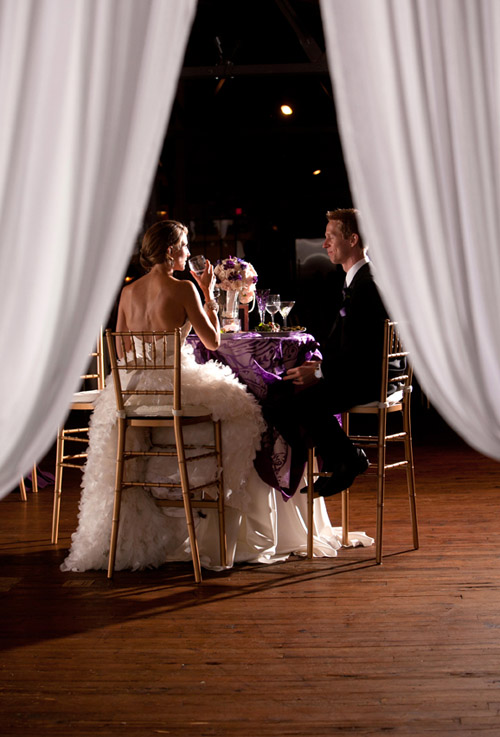 Elegant Purple and White Wedding in Atlanta, GA - photo by Renee Brock Photography | Junebug Weddings