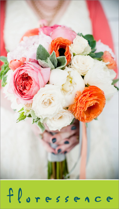 Bridal bouquet by Seattle florist Floressence, photo by Laurel McConnell | junebugweddings.com