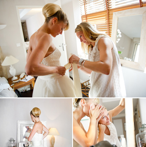 French beach wedding in Cap Ferret, France, photos by Ivan Franchet