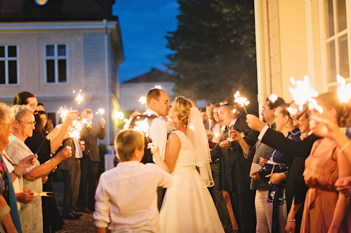 fresh and pretty countryside wedding in Gnesta, Sweden, photos by 2 Brides Photography | junebugweddings.com