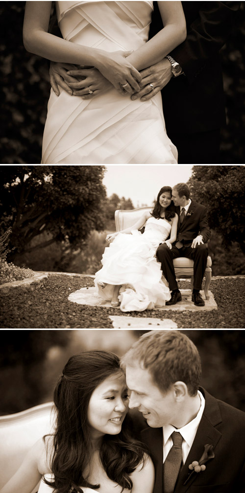 Garden Wedding at Stone Manor, Malibu - photo by Katie Robertson