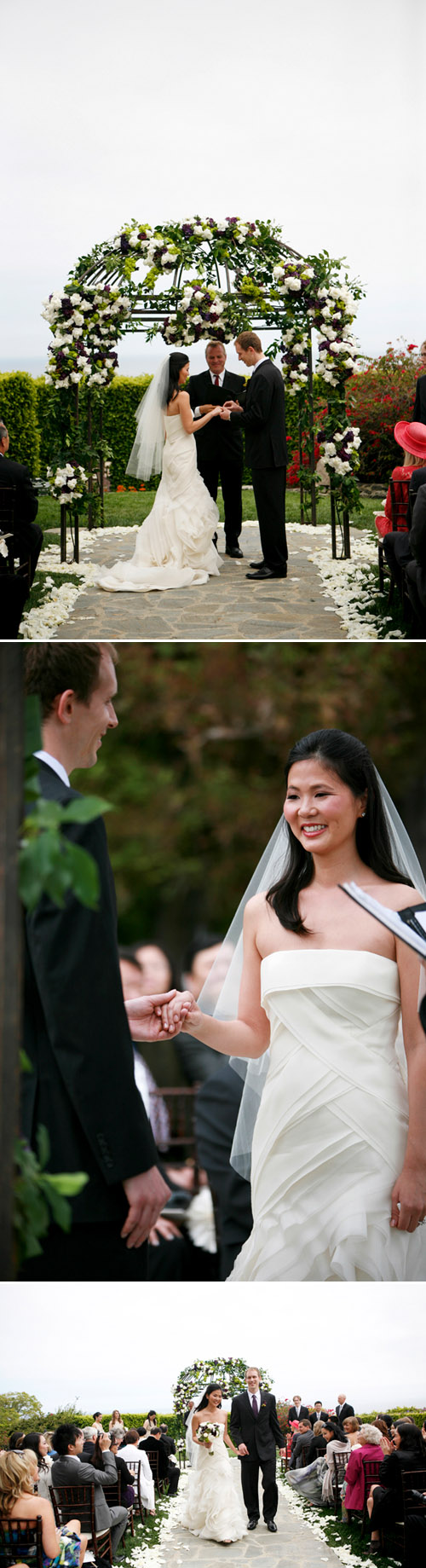 Garden Wedding at Stone Manor, Malibu - photo by Katie Robertson