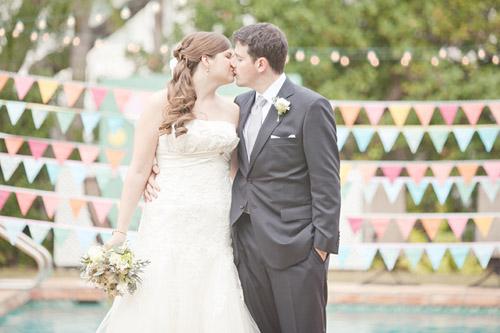 Pastel DIY Florida wedding - 1313 Photography via junebugweddings.com