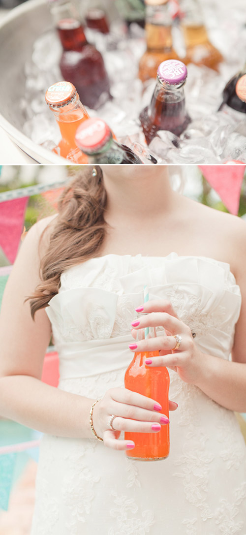 Pastel DIY Florida wedding - 1313 Photography via junebugweddings.com