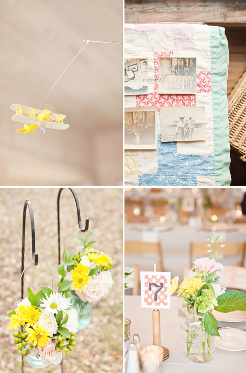 Pastel DIY Florida wedding - 1313 Photography via junebugweddings.com