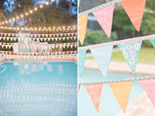 Pastel DIY Florida wedding - 1313 Photography via junebugweddings.com