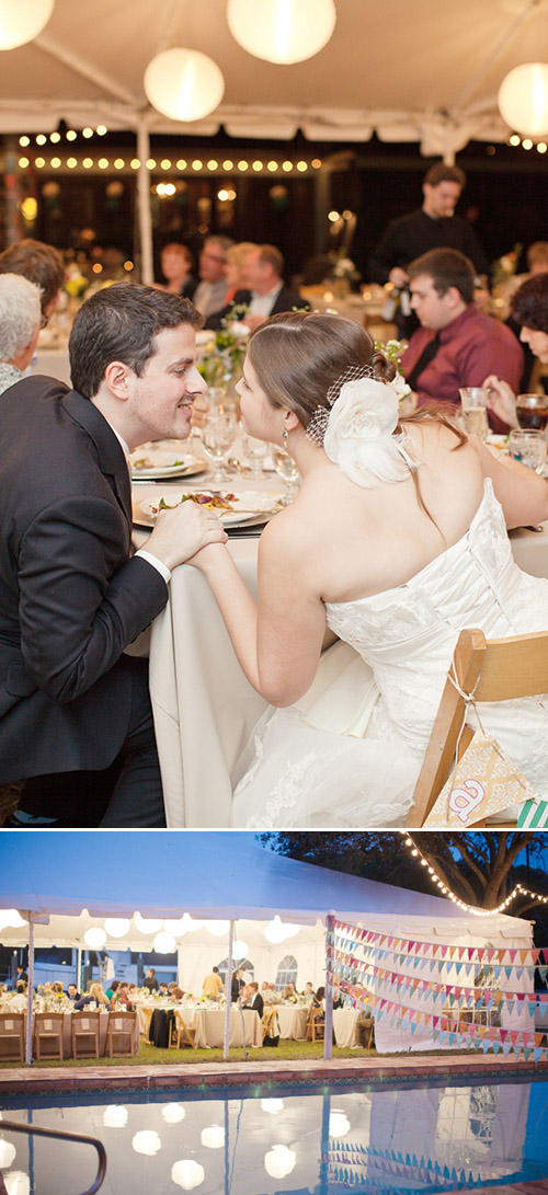 Pastel DIY Florida wedding - 1313 Photography via junebugweddings.com