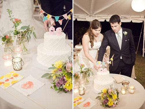 Pastel DIY Florida wedding - 1313 Photography via junebugweddings.com