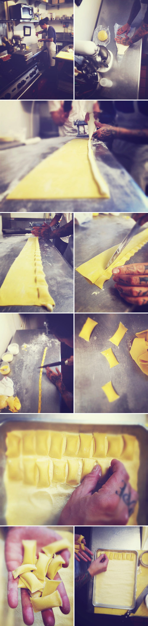 steps for homemade agnolotti by roomforty