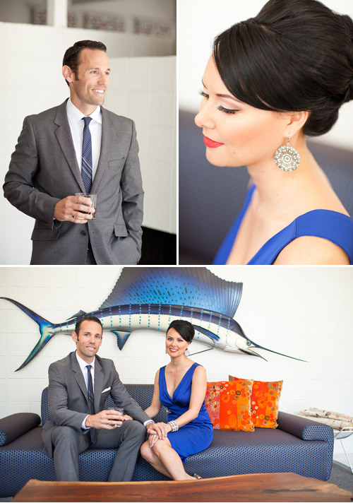 Mid-Century Modern, Mad Men Style Engagement Shoot - Photos by Michael L'Heureux | Junebug Weddings