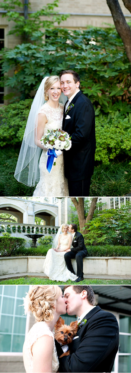 Bridal Portrait with Monique Lhuillier Wedding Dress, Photo by Perez Photography