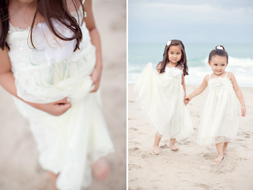 Beach Wedding with muted color palette, Photos by Vitalic Photo | Junebug Weddings