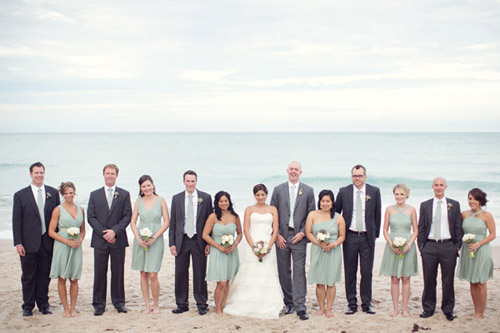 Beach Wedding With Muted Natural Color Palette Junebug Weddings