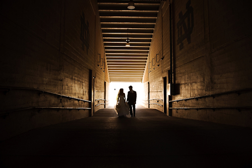 Wedding at Basilica of the Sacred Heart, Notre Dame Cathedral - photos by Browne Photography | junebugweddings.com