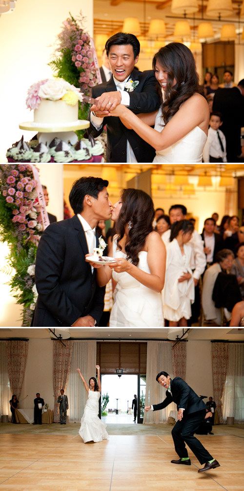 Ocean view wedding at Terranea Resort, photo by Picotte Photography