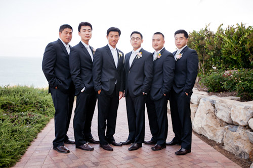 Ocean view wedding at Terranea Resort, photo by Picotte Photography