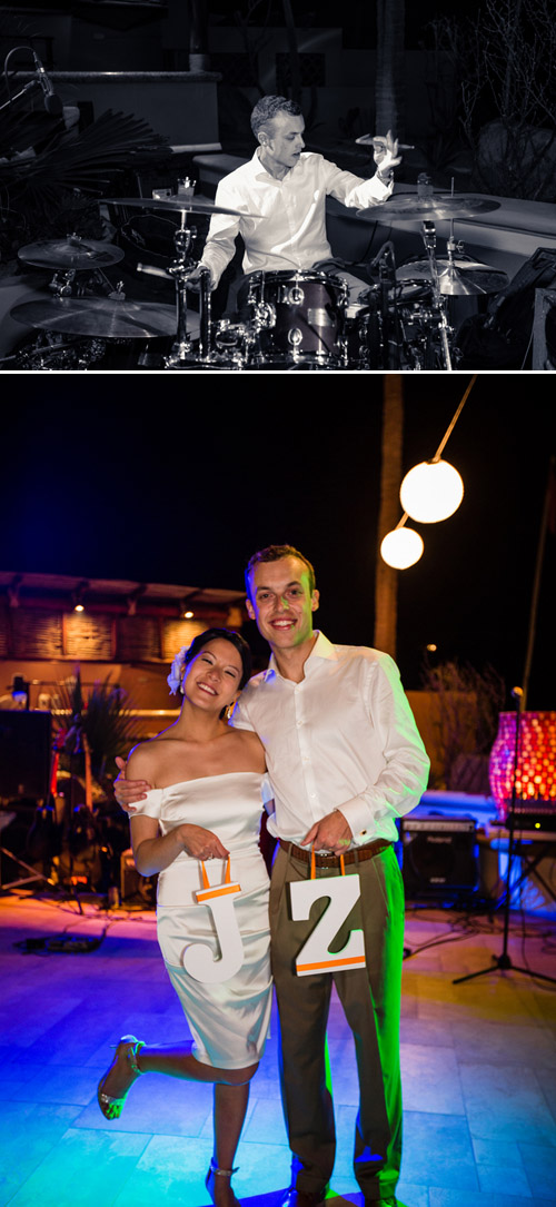 Orange and Fuchsia Mexico Destination Beach Wedding - Photos by Amy Bennett Photography | Junebug Weddings