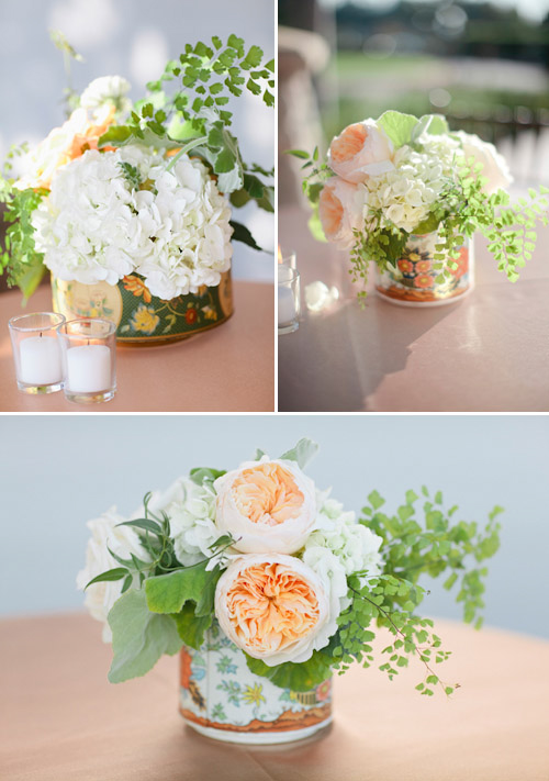 Peach Apricot And White San Diego Wedding Junebug Weddings