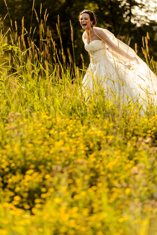 elegant pink, blue green and ivory backyard wedding in Wisconsin with photos by Susan Stripling Photography via junebugweddings.com