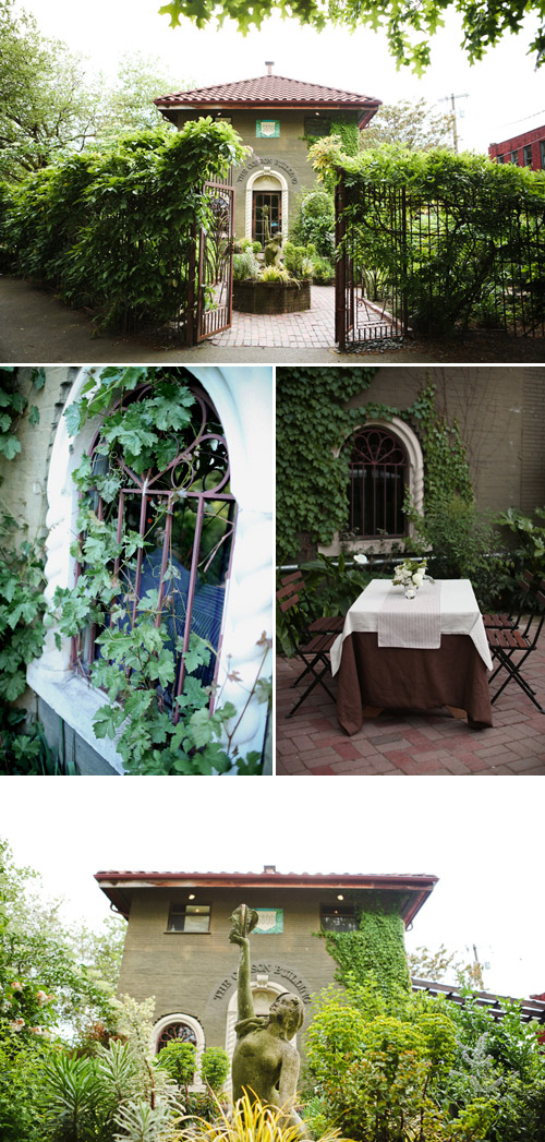 Planning a rehearsal dinner, photos at the Corson Building by Michèle Waite Photography | Junebug Weddings