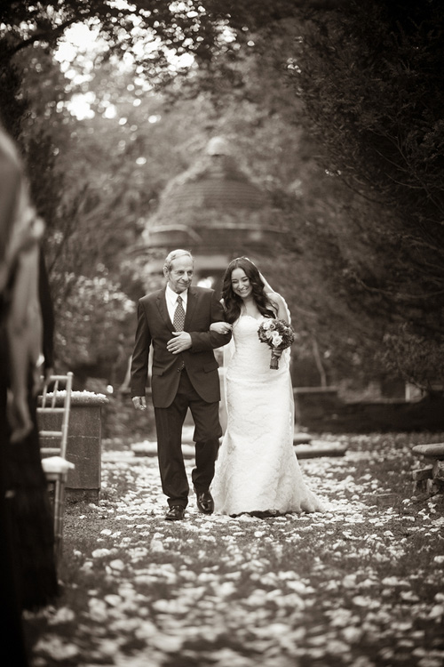 vintage, library-inspired, purple and gold wedding at Alder Manor, Yonkers, NY - wedding photography by Dave Robbins