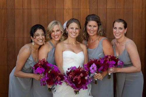 Lake Tahoe wedding in saturated jewel tones - photos by Catherine Hall Studios | junebugweddings.com