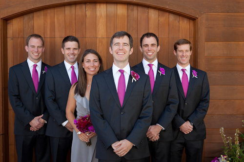 Lake Tahoe wedding in saturated jewel tones - photos by Catherine Hall Studios | junebugweddings.com