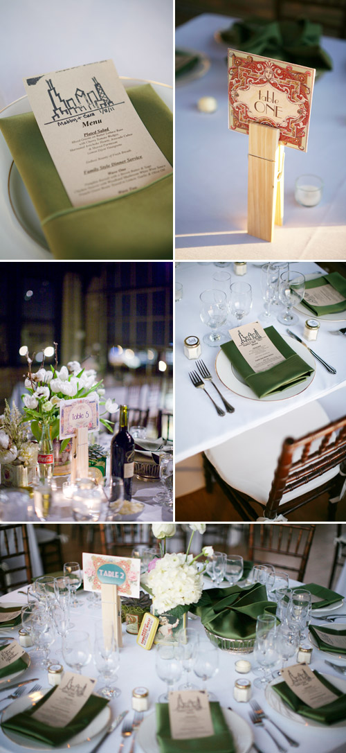 Urban Vintage Wedding at Ravenswood Center, photo by Katie Robertson and Eva Lempert