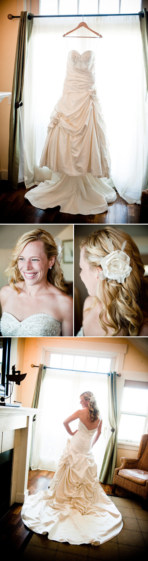 nature inspired San Juan Island wedding at Roche Harbor Resort - gorgeous wedding photos by top Seattle based wedding photographers Laurel McConnell and Barbie Hull on Junebug weddings