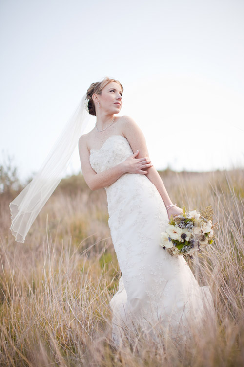 rustic sage, ivory and purple wedding in Santa Barbara, CA, photo by Jessica Lewis Photography via JunebugWeddings.com