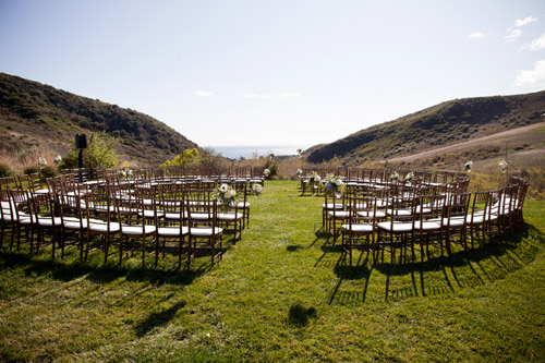 rustic sage, ivory and purple wedding in Santa Barbara, CA, photo by Jessica Lewis Photography via JunebugWeddings.com