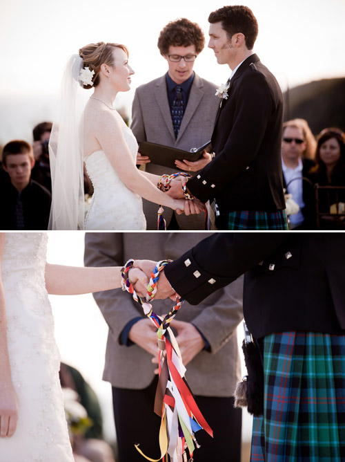 rustic sage, ivory and purple wedding in Santa Barbara, CA, photo by Jessica Lewis Photography via JunebugWeddings.com